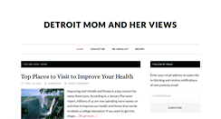 Desktop Screenshot of detroitmomandherviews.com