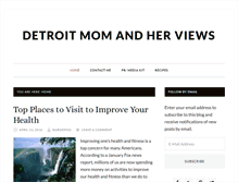 Tablet Screenshot of detroitmomandherviews.com